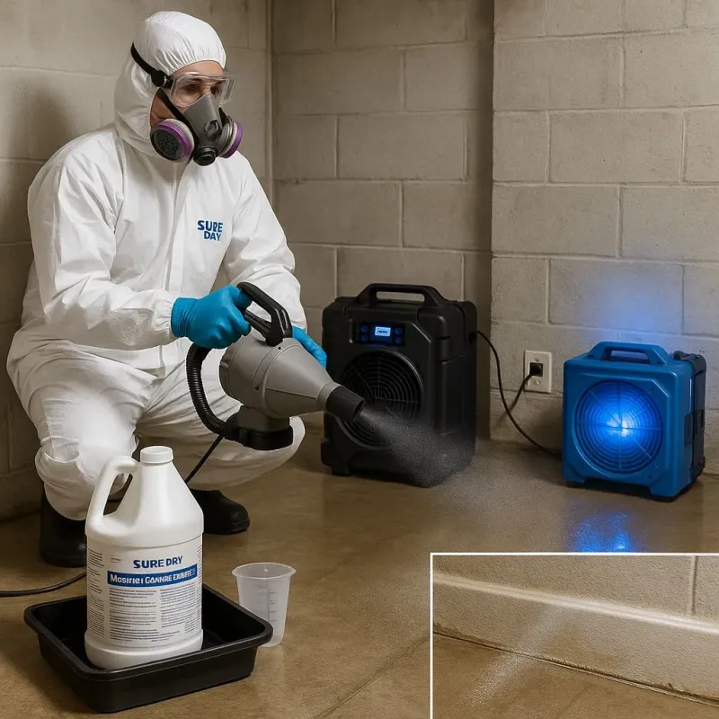 Sanitization and Odor Removal process in Surgoinsville, TN