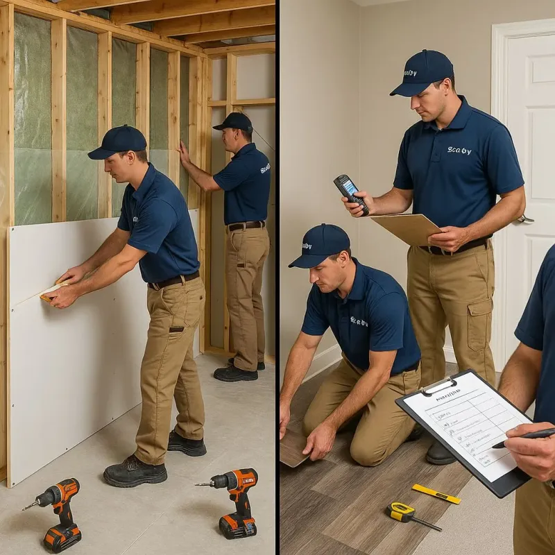 Repairs and Reconstruction process in Surgoinsville, TN